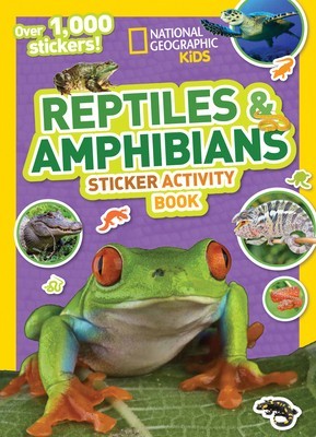 National Geographic Kids Reptiles and Amphibians Sticker Activity Book foto