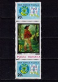 Cumpara ieftin ✅RO 1973 , LP 834 ,&quot; Ziua marcii postale romanesti&quot; , serie cu doua viniete AFR ‼️ ,MNH, Nestampilat