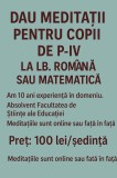 Meditații elevi pentru clasele pregatitoare-IV