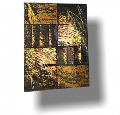 Tablou pictat manual Abstract Forest, Tip IV foto