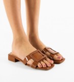 Cumpara ieftin Papuci dama Nitya Camel