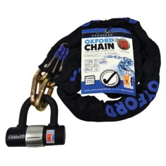 Antifurt moto OXFORD - Chain &amp; Lock - 1.4m x 10mm LK144