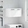 Gossi dulap de perete, alb, 60x36,5x35 cm, lemn prelucrat