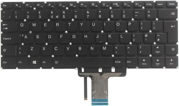 Tastatura Laptop, Lenovo, Flex 4-1470 Type 80SA, iluminata, layout UK