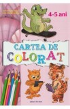 Cartea de colorat 4-5 ani, Autor Anonim