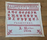 SAMPLER VECHI CUSUT MANUAL &Icirc;N CRUCIULIȚE MICI