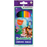 Creioane colorate Starpak, Enchantimals, 12 buc