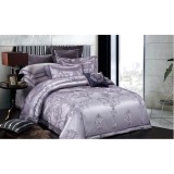 Cumpara ieftin Lenjerie de Pat Finet Jacquard PREMIUM, Pat Dublu, 6 Piese - DNA53