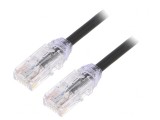Patch Cord TX6A-28 U/UTP Cat 6a Negru 2m