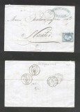 France 1867 Postal History Rare Old Cover + Content Vigan to Nantes DB.496