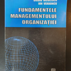 Fundamentele managementului organizaţiei, O. Nicolescu, 2008, 416 pag, stare fb