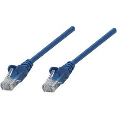 Cablu UTP Intellinet Patchcord Cat 5e 7.5m Albastru foto