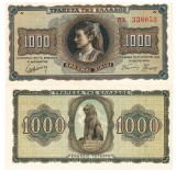 Grecia 1 000 1000 Drahme 1942 P-118 UNC