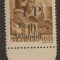 Ardealul de Nord 1945 Posta Salajului timbru 1P pe 10f reprint matrita originala