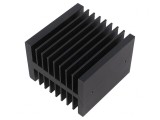 Radiator din Aluminiu Negru 70x50x69mm