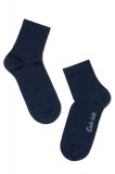 Șosete copii subțiri 1/2 din Bumbac, Tip-Top 000 - Navy, 36-38 (24)