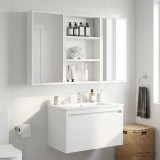 vidaXL Dulap de perete pentru baie cu raft Alb 40 x 10 x 60,5 cm 889351