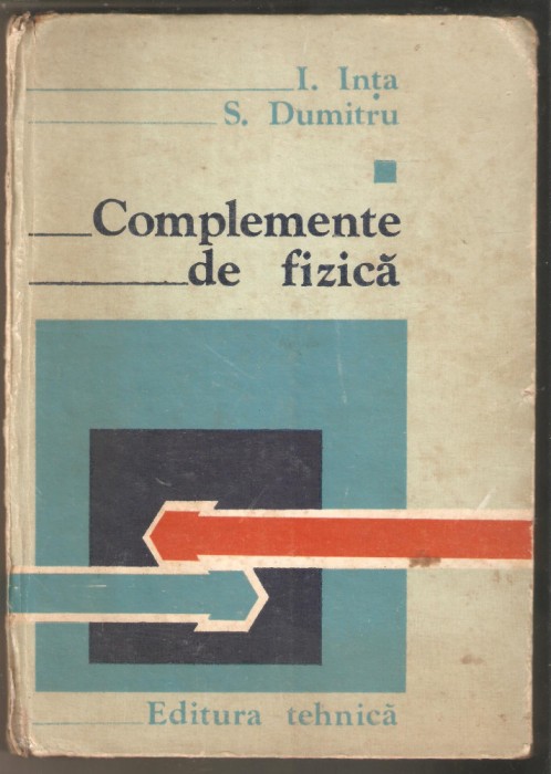 Complemente de fizica-I.Inta,S.Dumitru