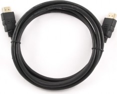 CABLU video GEMBIRD, HDMI (T) la HDMI (T), 0.5m, conectori auriti, rezolutie maxima 4K (3840 x 2160) la 60 Hz, negru, &amp;quot;CC-HDMI4-0.5M&amp;quot; (timbru verde 0. foto