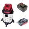 Aspirator industrial,&nbsp;20V Li-ion, cu acumulator 4 Ah, incarcator, 20 L, umed/uscat, Worcraft GartenVIP DiyLine