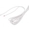 Cablu Alb 1x1mm2 DC 5,5/2,5 Soclu Drept 1,5m