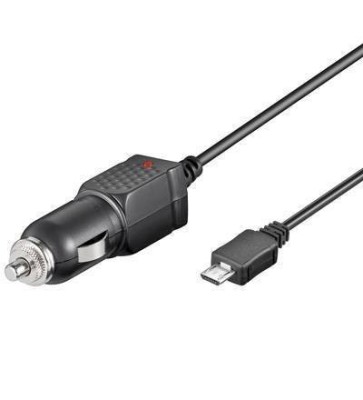 Incarcator auto micro USB 1A 1.5m Goobay foto