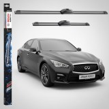 Cumpara ieftin Ștergătoare Parbriz Infiniti Q50 2013-Prezent | Set Față 650+400mm Aerotwin AR653S | Bosch