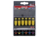 Kit şurubelniţe de precizie PROLINE Phillips şi plată, 6 piese, m&acirc;ner ergonomic