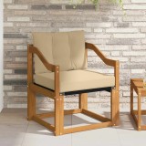 vidaXL Canapea Gradina Lemn Acacia Masiv Natural Durabil Design Elegant 63 x 59 x 73 cm
