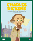 Cumpara ieftin Micii Eroi Vol. 25: Charles Dickens - Poveste ilustrată Litera, Carte copii 3-5 ani despre viața și opera marelui scriitor