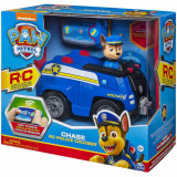 Paw Patrol masinuta cu telecomanda si figurina, Chase Police Cruiser,