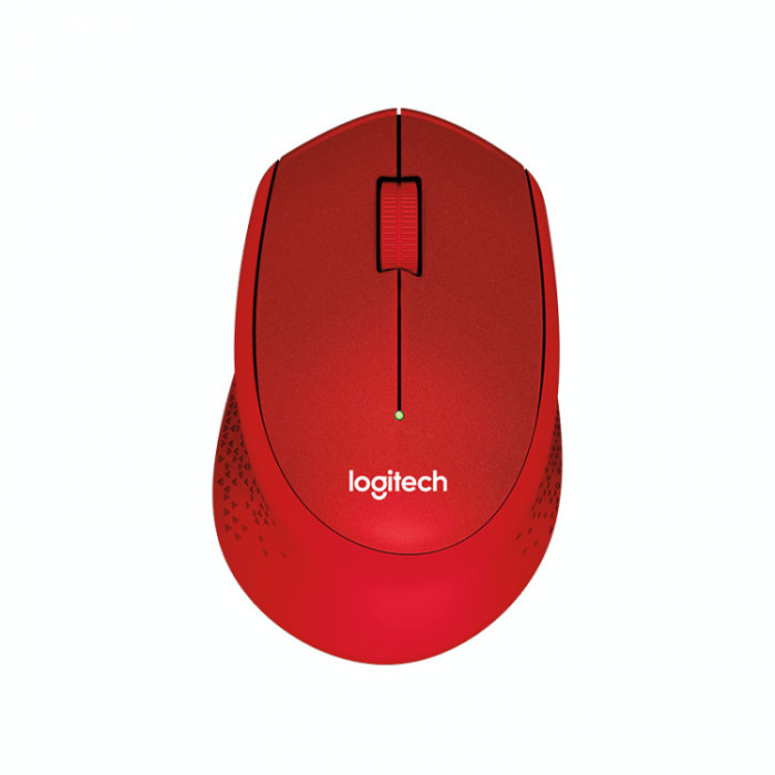 Mouse Logitech M330 Silent Plus , Fara fir , Advanced Optic , 1000 DPI , Rosu