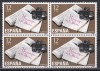 Spania 1981 - Presă, Bloc de 4, MNH, Nestampilat