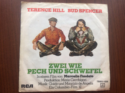 Oliver Onions disc single 7&amp;quot; vinyl muzica disco pop bud spencer terence hill VG+ foto