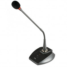 Microfon de masa profesional, XLR 6.3 mm, LED-uri semnalizare, Sal foto