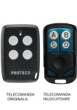 Telecomanda poarta garaj Proteco ANGIE 4 de doua si patru canale/ cod fix/ 433.92MHz (843)