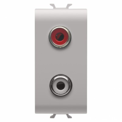 Priza audio si video RCA 1M Gewiss Chorus bej satinat MAT GW13453 foto