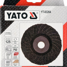 YATO DISC PENTRU SLEFUIT UNIVERSAL, 125MM, P60