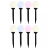 VidaXL Lămpi solare de exterior cu LED, 8 buc., 15 cm, RGB, sferic