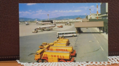 JAPONIA - OSAKA - AERONAVE PE AEROPORTUL INTERNATIONAL OSAKA - NECIRCULATA. foto