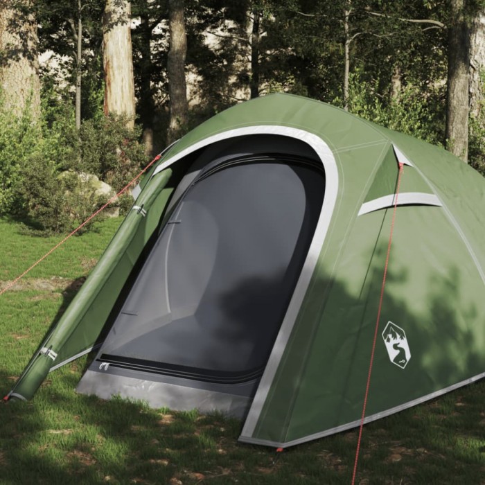 Gossi cort de camping pentru 3 persoane, verde, impermeabil
