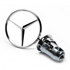 Emblema Mercedes Benz, star, montare pe capota, 133mm