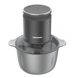 Tocator de legume HMC-KD800SS, control digital, 800 W, 3 L bol, 3 lame din Inox, Gri Antracit