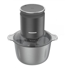 Tocator de legume HMC-KD800SS, control digital, 800 W, 3 L bol, 3 lame din Inox, Gri Antracit