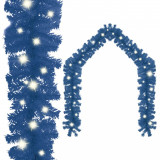 Ghirlandă de Crăciun cu lumini LED, albastru, 10 m