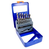 Cumpara ieftin Burghie pentru metal, HSS, set 19 buc, 1-10 mm, Richmann