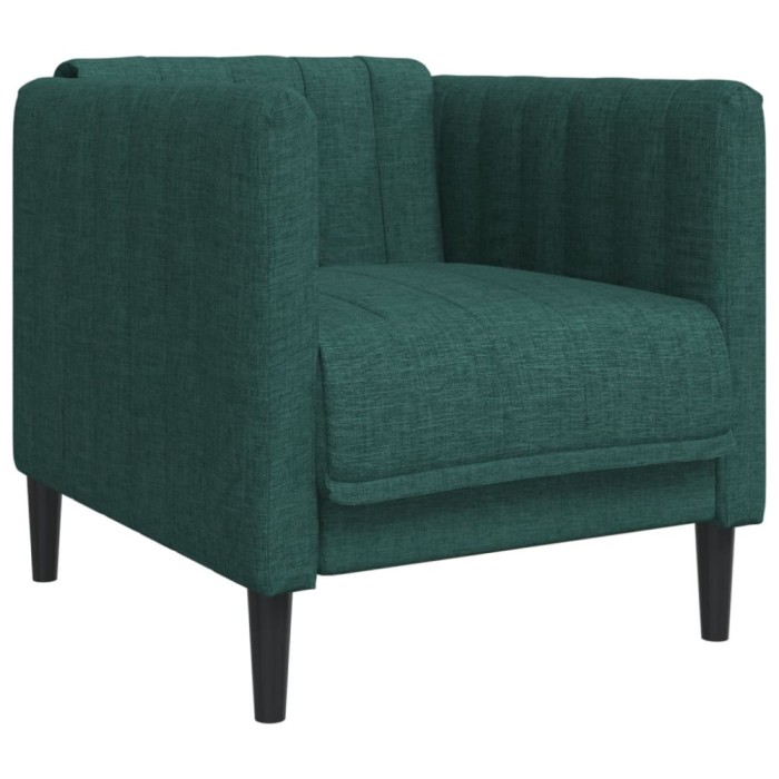 Fotoliu, verde inchis, material textil