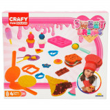Cumpara ieftin Set de modelare din plastilina, Crafy, Deserturi delicoase
