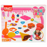 Set de modelare din plastilina, Crafy, Deserturi delicoase