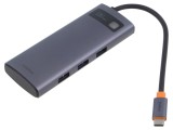 Hub USB 7 porturi BASEUS aluminiu gri performant
